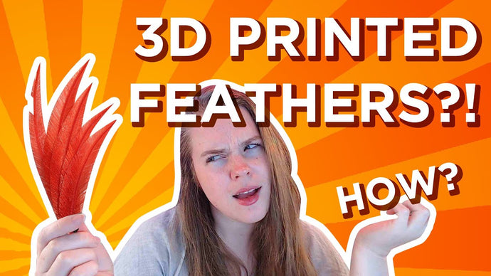 How to 3D print realistic feathers