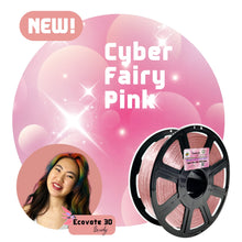 Load image into Gallery viewer, Cyber Fairy Pink: Recycled PET-G with S*P*A*R*K*L*E*S (NEW)