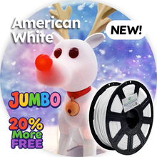 Load image into Gallery viewer, American White: Recycled PET-G 🎁🎁🎁NOW WITH 20% MORE, FREE!!!🎁🎁🎁