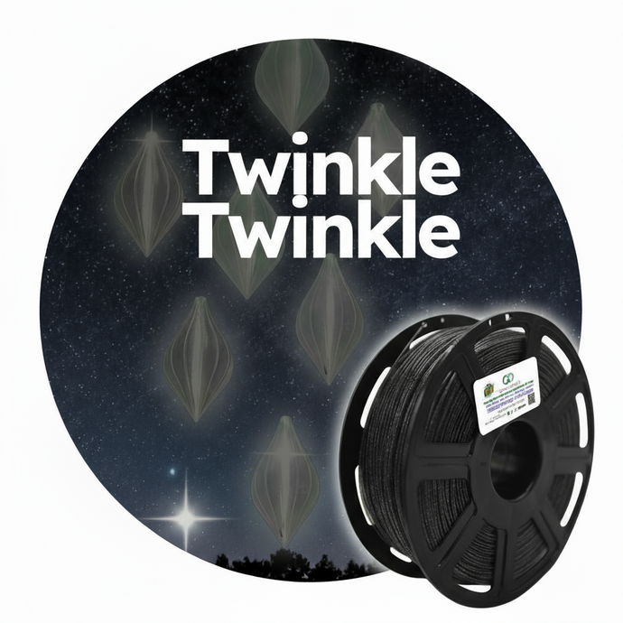 Twinkle-Twinkle: Recycled PET-G Shadow with ✨️S✨️P✨️A✨️R✨️K✨️L✨️E✨️S✨️