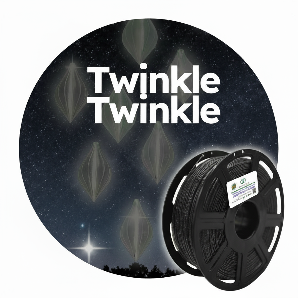 Twinkle-Twinkle: Recycled PET-G Shadow with ✨️S✨️P✨️A✨️R✨️K✨️L✨️E✨️S✨️