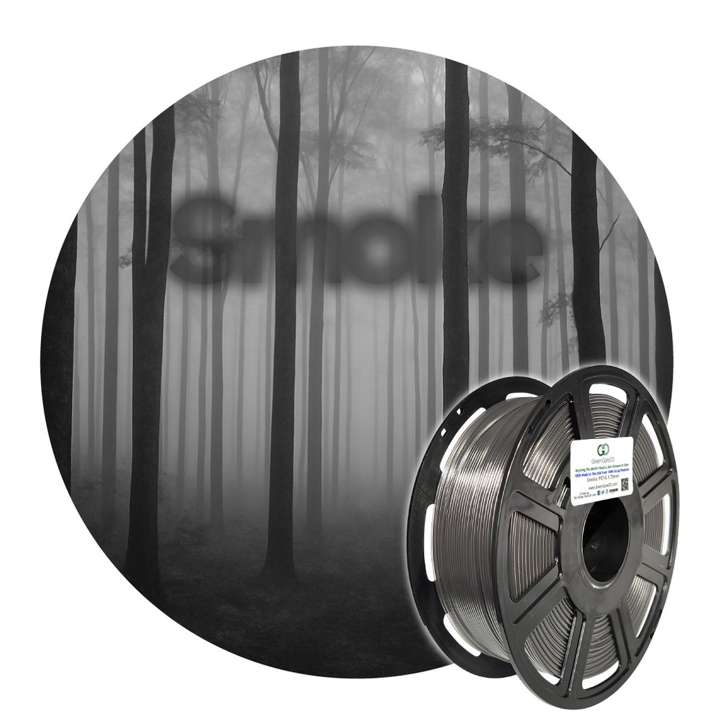 Smoke: Recycled PET-G (Translucent Light Black!!!)