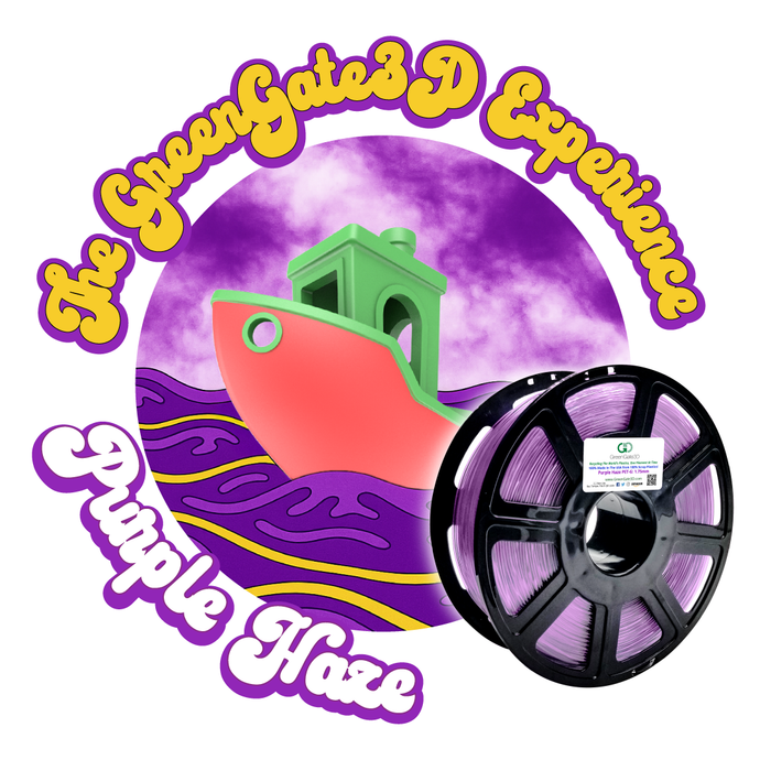 Purple Haze: Recycled PET-G (Rrrrre-newed and rrrrready!!!)