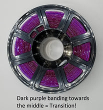 Load image into Gallery viewer, Purple Reign *Transition* Spools: Recycled PET-G