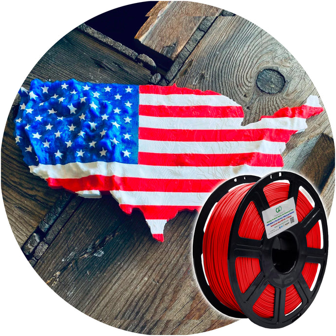 American Red: Recycled PET-G