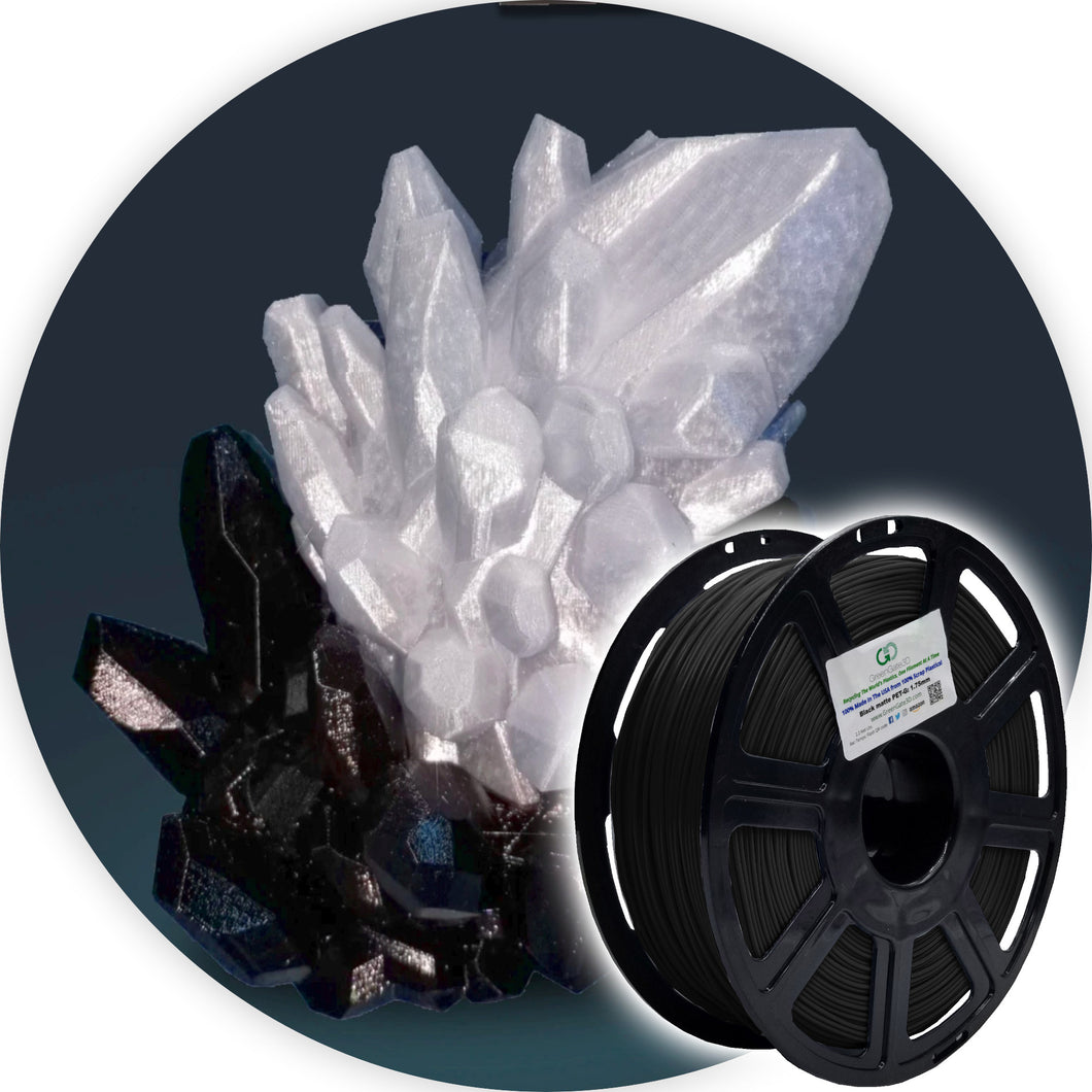 Black: Recycled PET-G  (1 Kg or 3 Kg Spools! 2.85mm Now Available!)