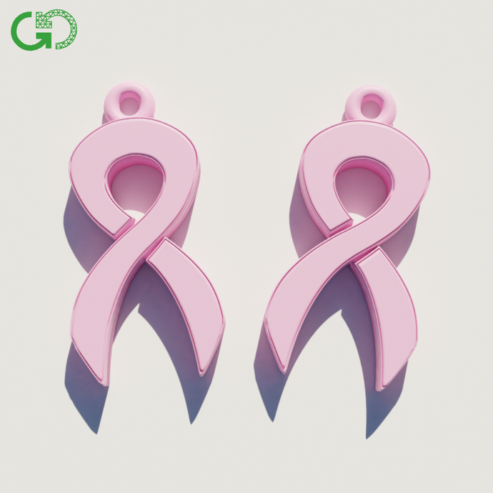Breast Cancer Awareness: Earrings STL