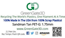 Load image into Gallery viewer, Sandman Tan: Recycled PET-G